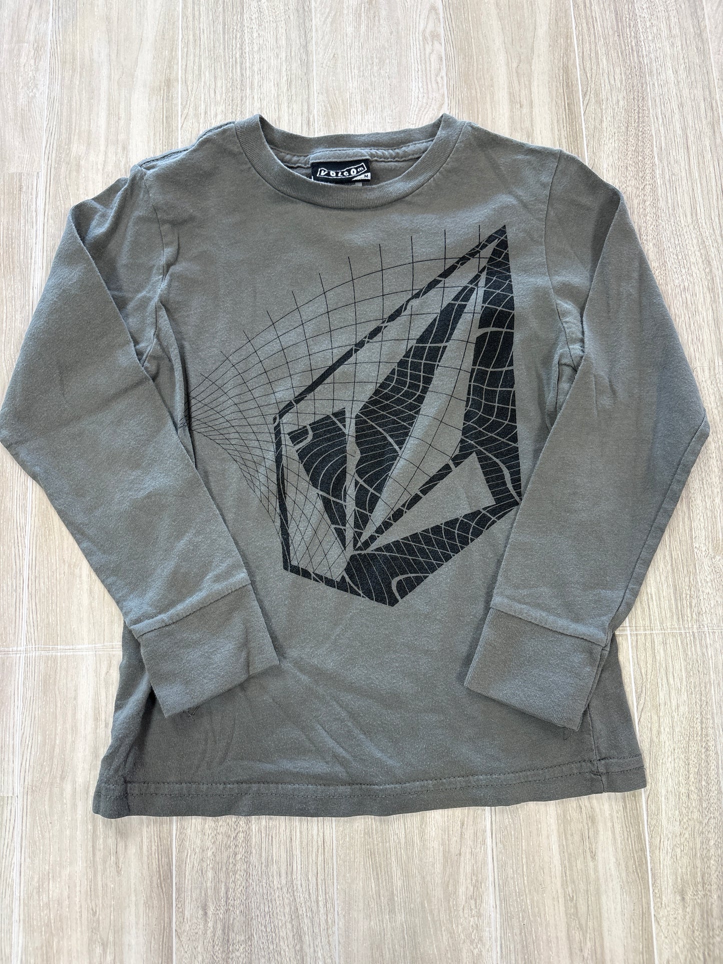 5/6 Grey Volcom Graphic Long Sleeve
