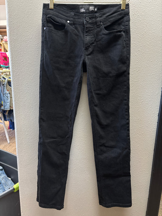 Womens 18 RSQ Black Skinny Denim