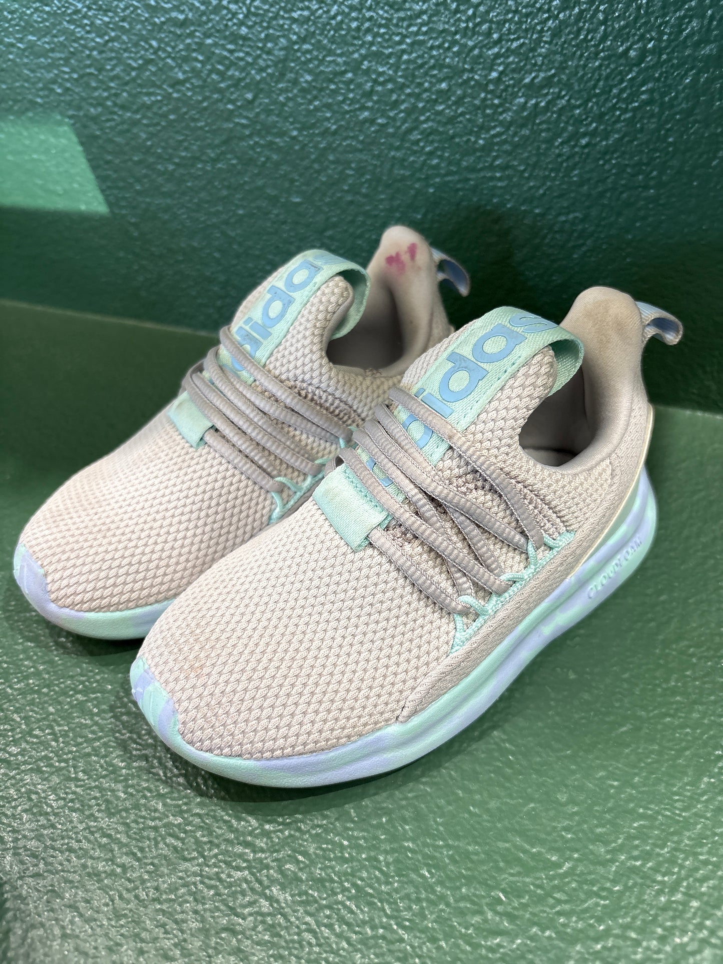 9c Adidas Grey/Blue Slip On Shoe-Blemish