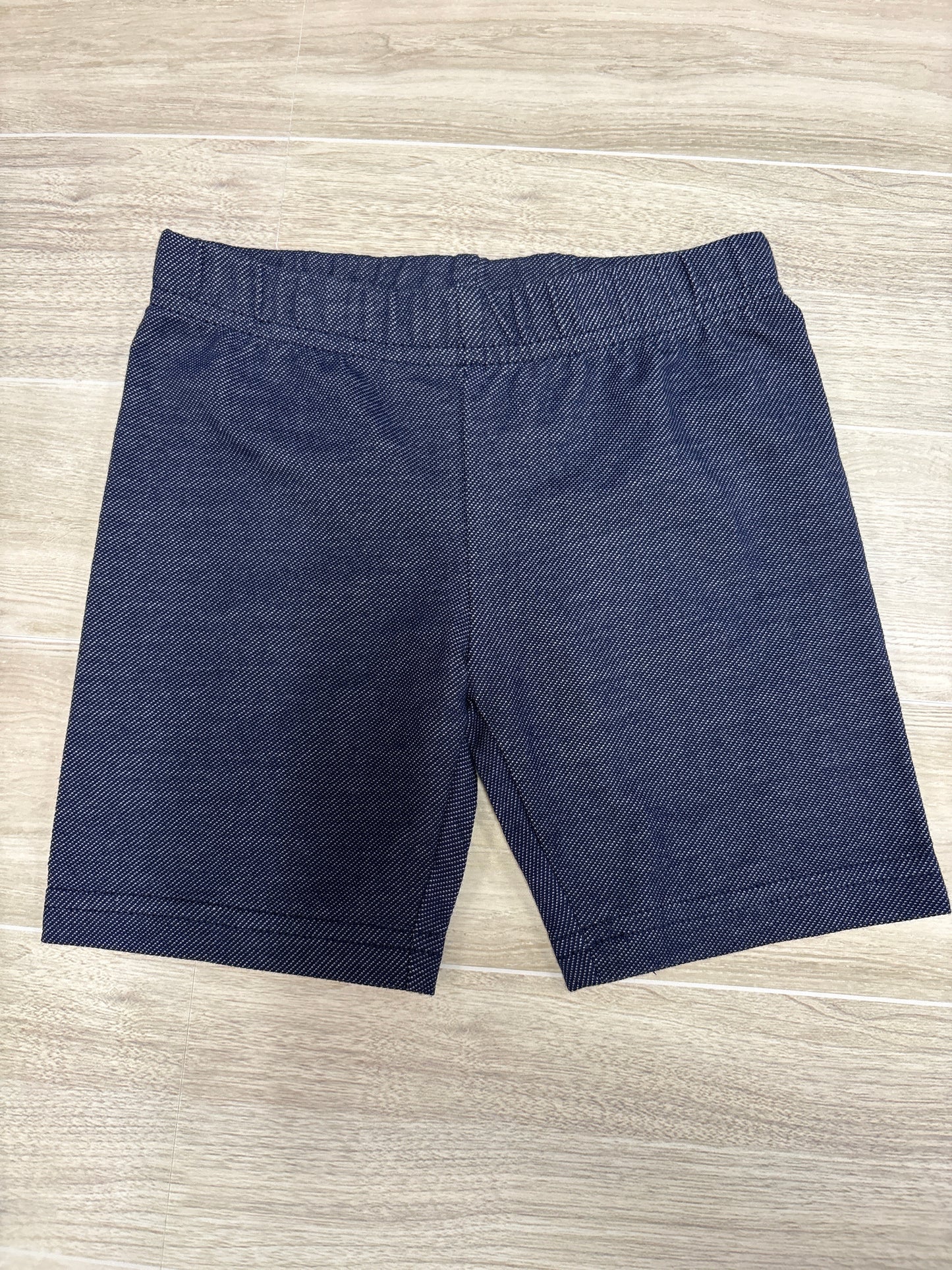 3T Faux Denim Biker Shorts