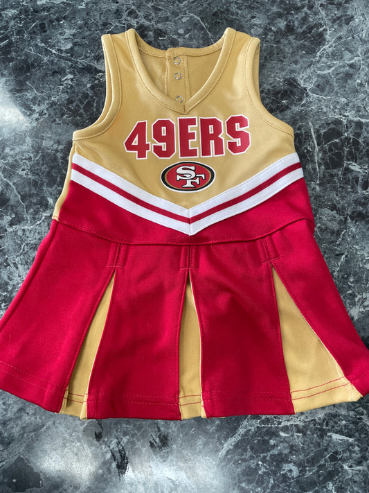 12m 49ers Cheerleader Dress