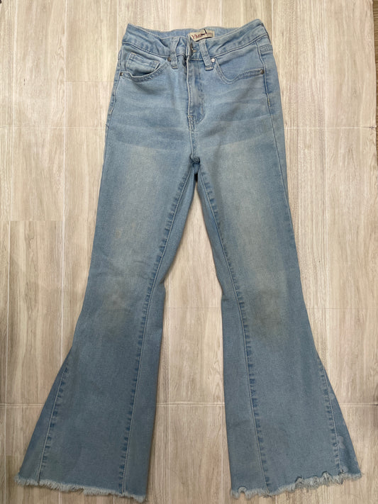 7 Light Wash Flare Denim - Blemish