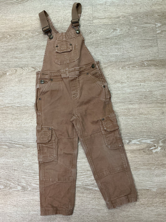5T Boys Tan Duluth Overalls