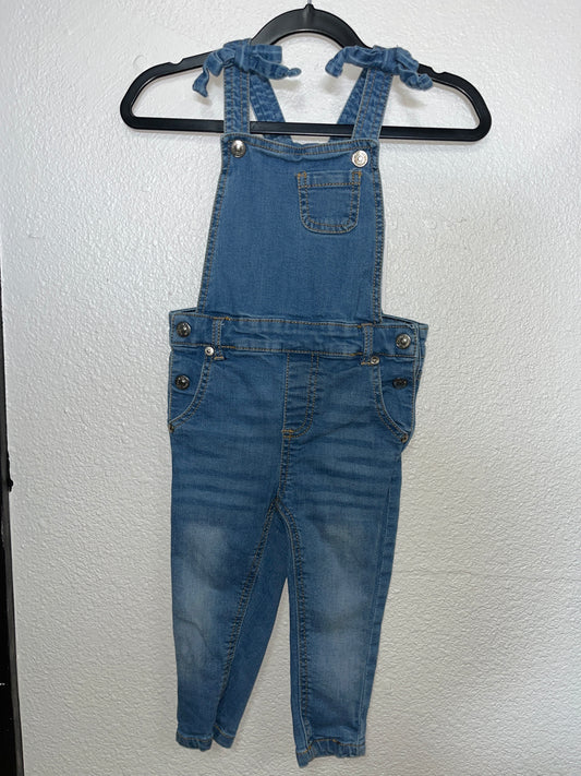 24m 7 for all Mankind Bow Strap Overalls