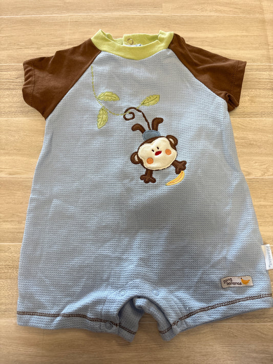 NWT 6m Going Bananas Pajama Hat Set