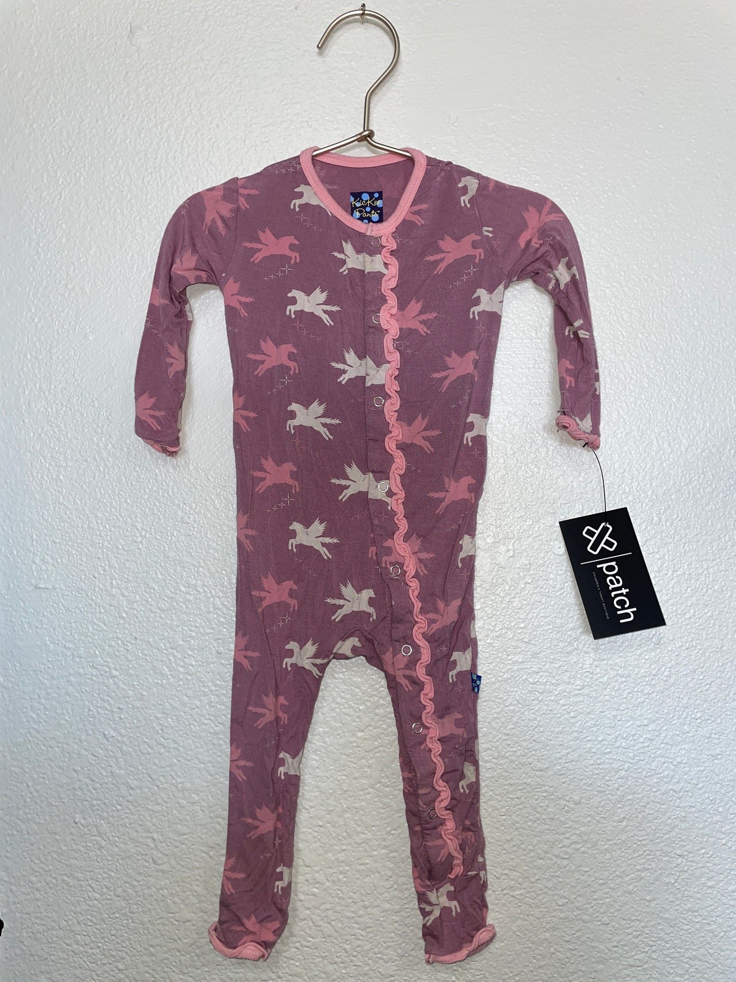 9-12m Kickee Pants Pegasus Romper