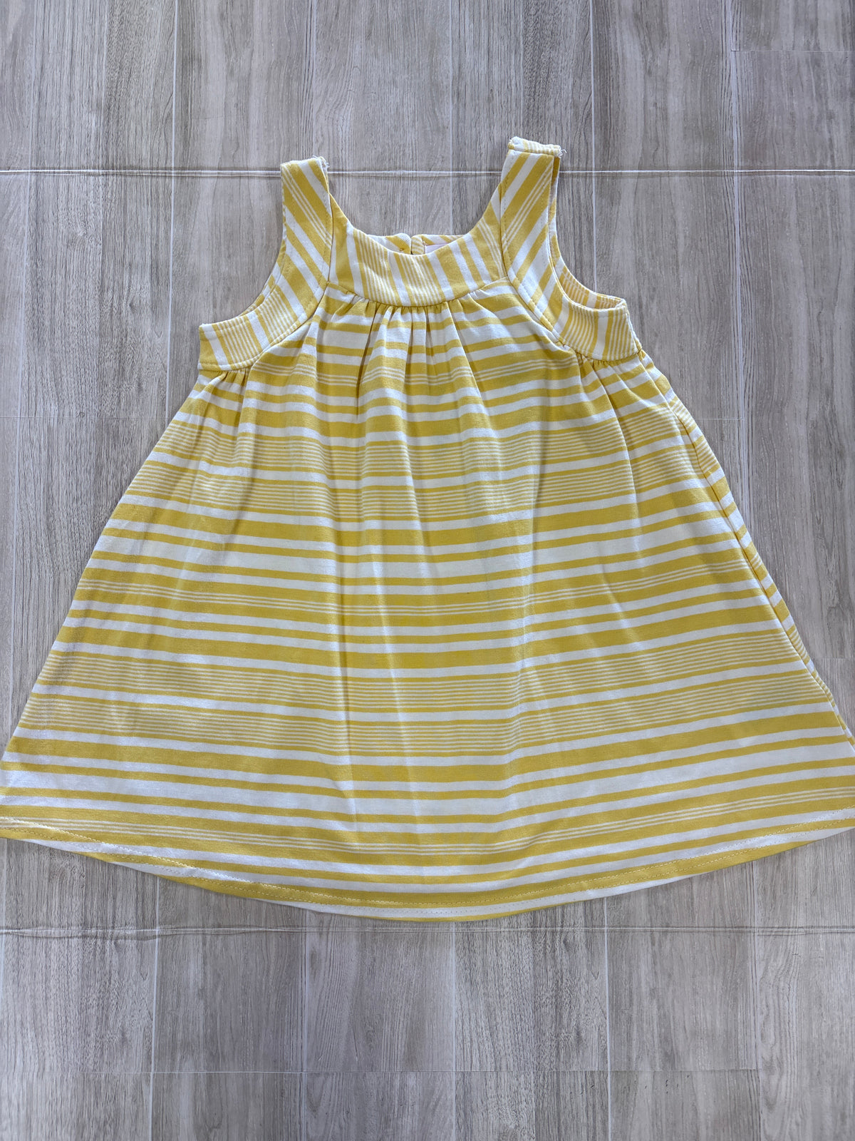 24m Tommy Bahama Yellow/White Striped Tank Dress