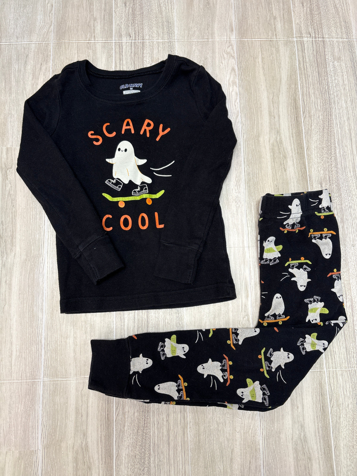 3T Scary Cool Halloween Pajama 2 Piece Set