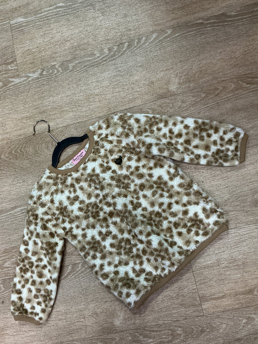 3T Juicy Couture Leopard Cozy Sweater