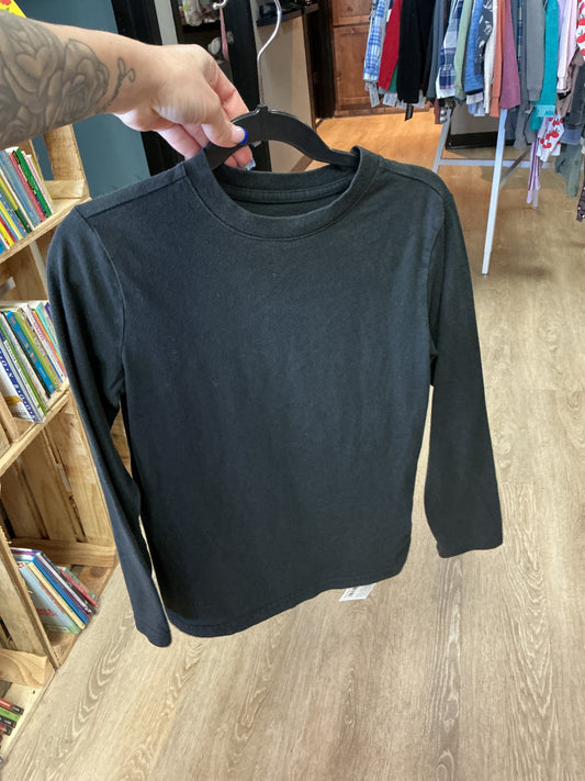 6/7 Black Long Sleeve Shirt