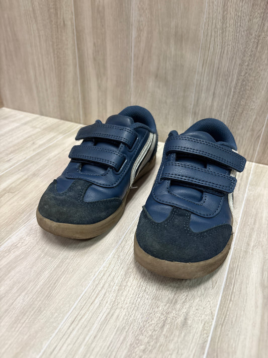 11c Blue Velcro Sneakers