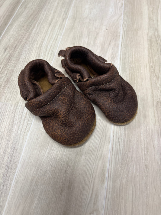 Infant Leather Fringe Slippers