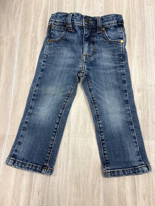 3T Slim Medium Wash Wrangler Denim