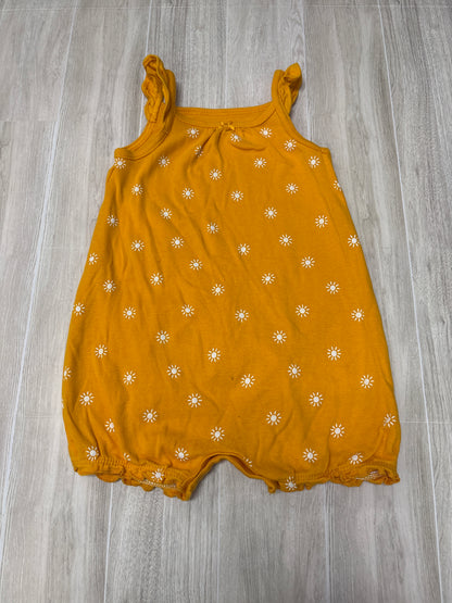 18m Yellow Sunshine Tank Romper
