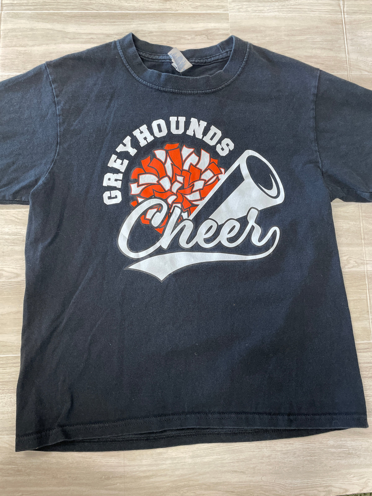 10/12 Black Hounds Cheer Graphic Tee