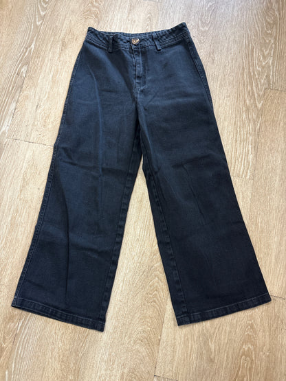 Womens XS Pacsun Black Wide Leg Denim