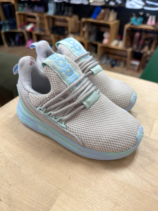 9c Adidas Cloudfoam Grey/Purple/Mint - Blemish