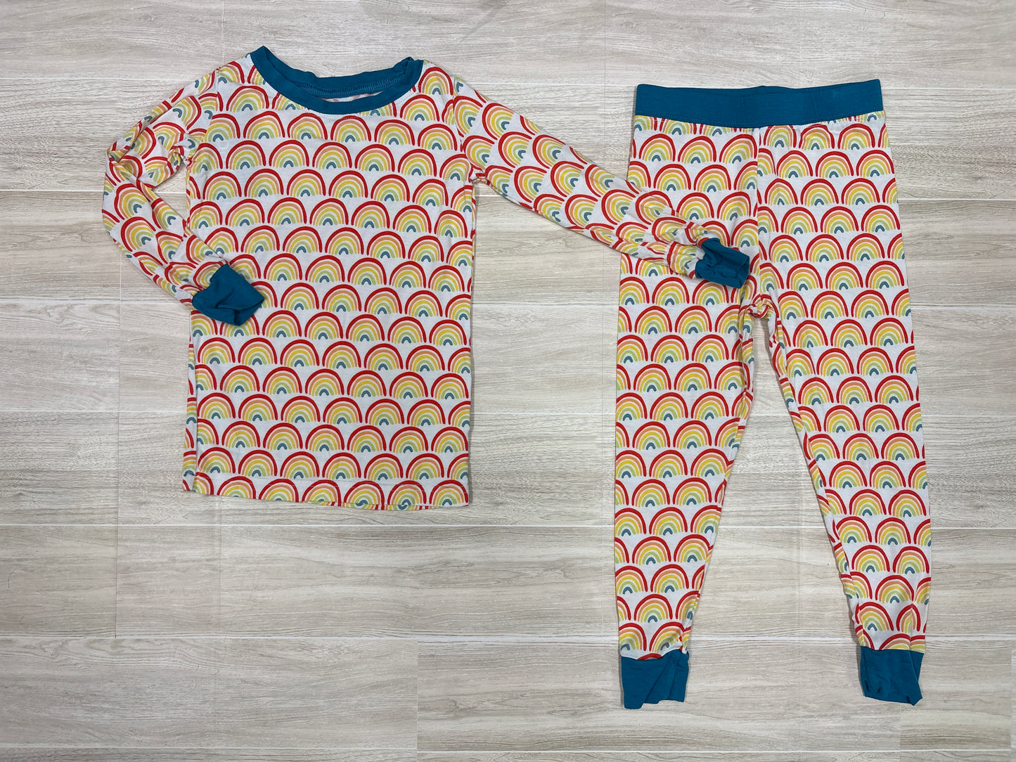 18-24m Little Sleepies Rainbow Pajama Set