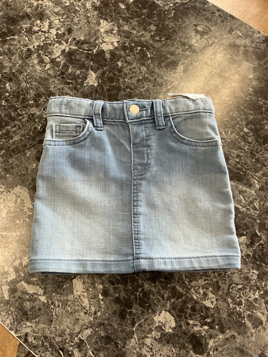 NWT 2T Stretchy Denim Skirt