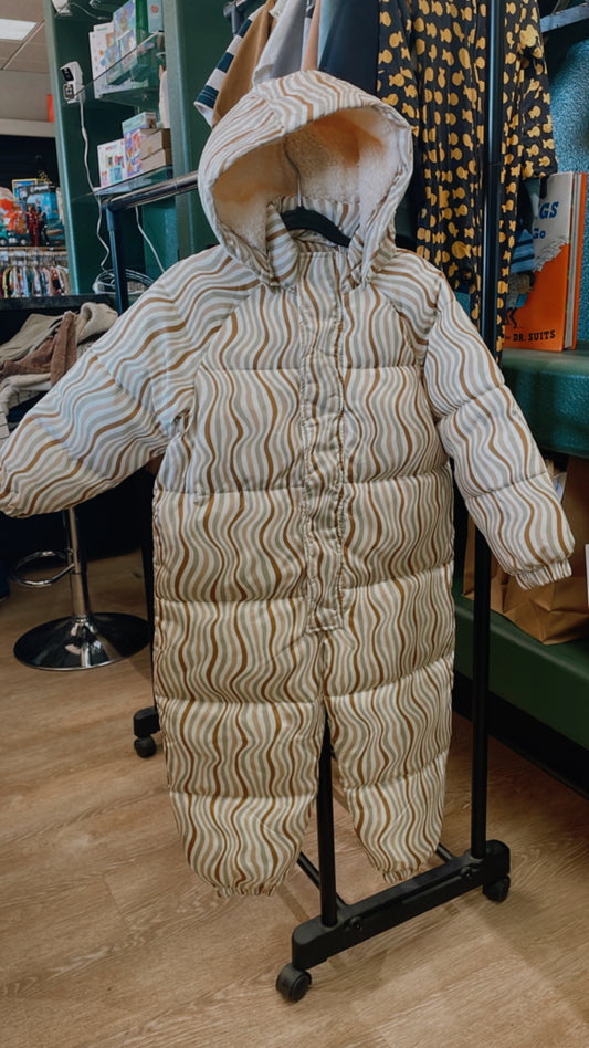 NWT 4/5T Rylee + Cru Retro Striped Snow Suit