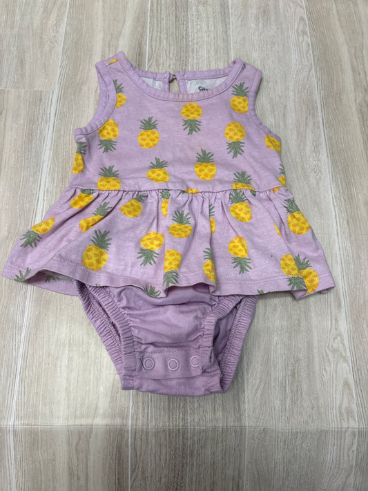 3m Purple Pineapple Onesie Twirl
