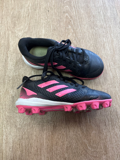 12c Black/Pink Adidas Cleats