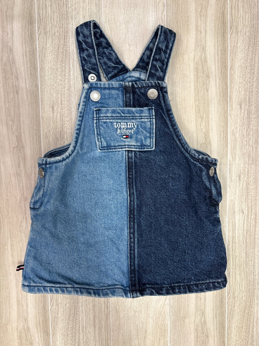 12m Tommy Hilfiger Two-Tone Denim Overall Dress