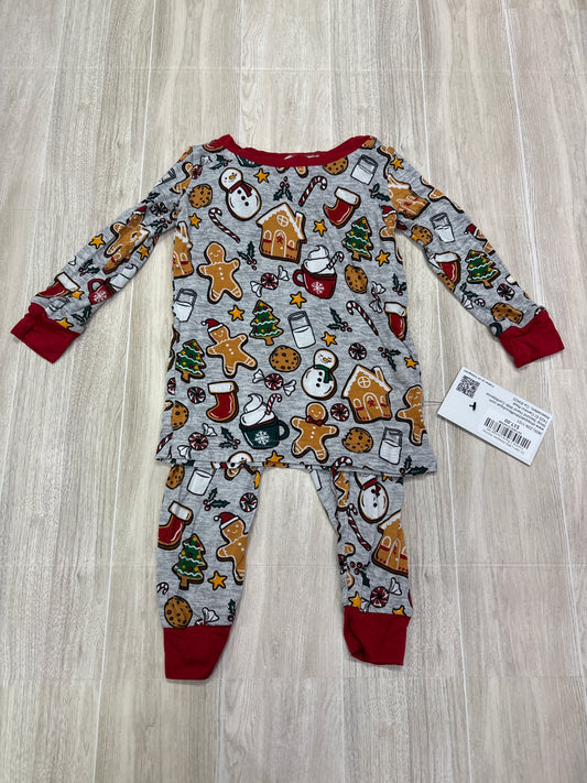 12-18m Little Sleepies Holiday Cookie 2 Piece Lounge Set