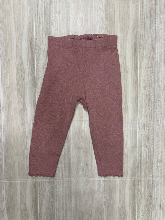 12m Heathered Mauve Ribbed Legging