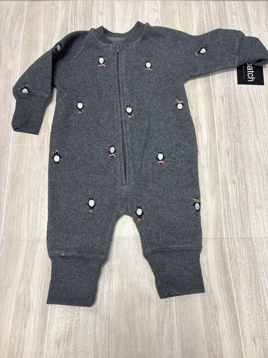 3m OshKosh Grey Penguin Pajama