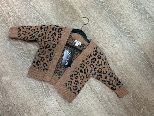 12m Cheetah Glitter Cardigan