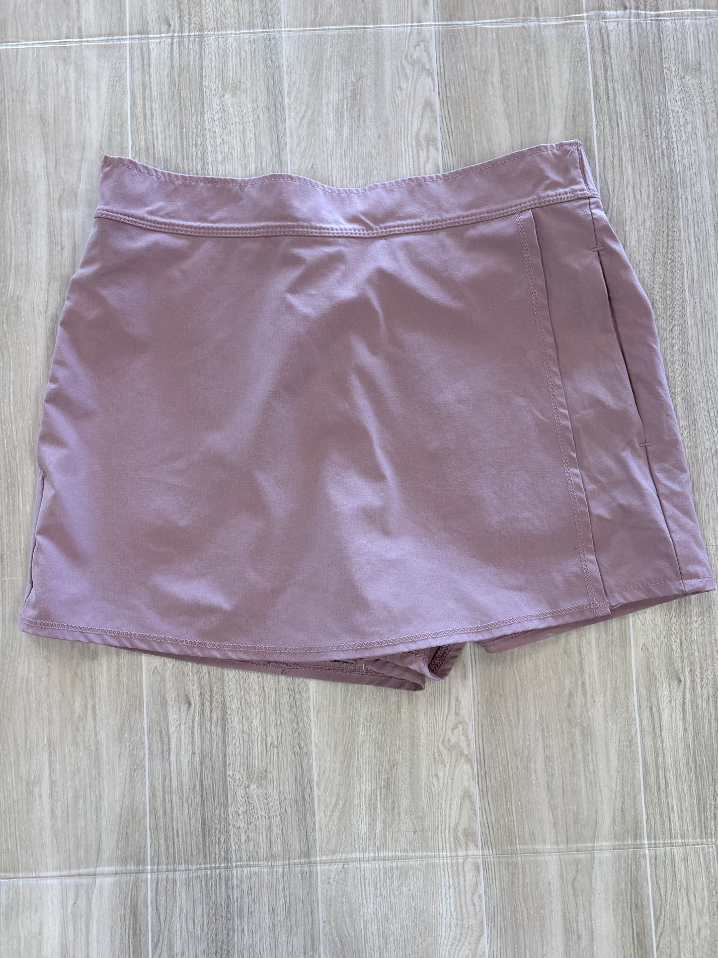 7/8 Light Pink Layered Athletic Skort
