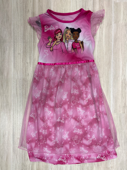 6 Pink Barbie Nightgown