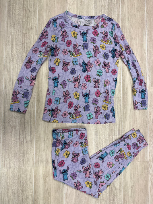 2T Posh Peanut Disney Lavender Stitch 2 Piece Lounge Set