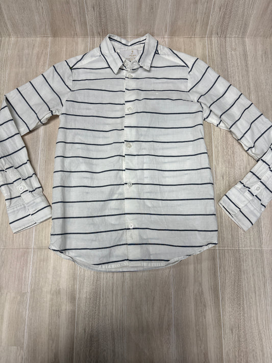 8 Striped Button Up