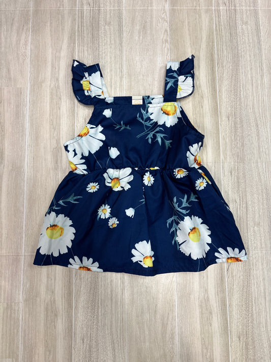 4T Navy Floral Tank