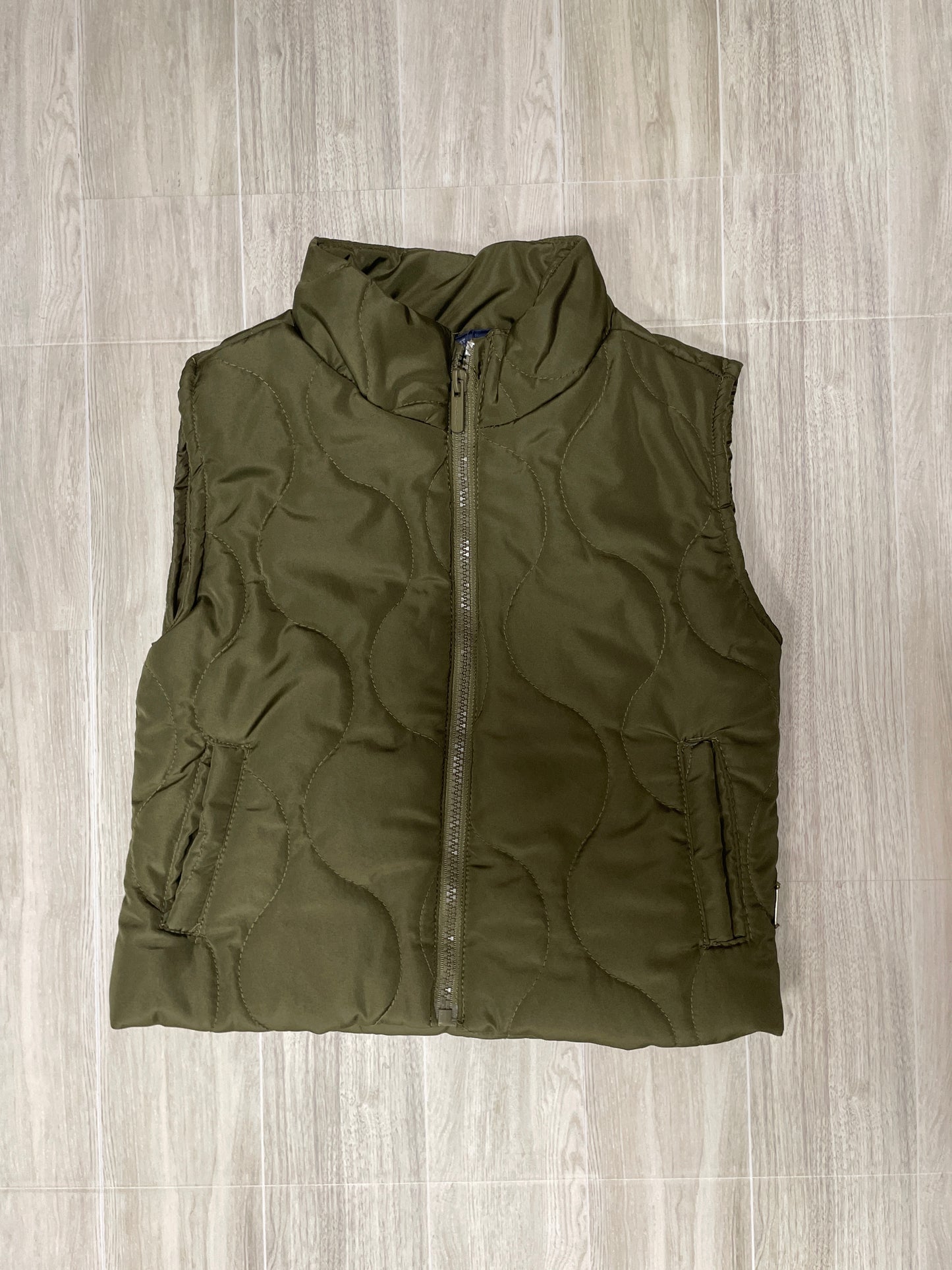 4T Olive Puffer Vest