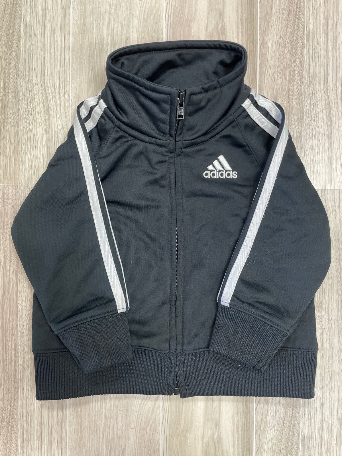 6m Adidas Black/White Zip Up Jacket