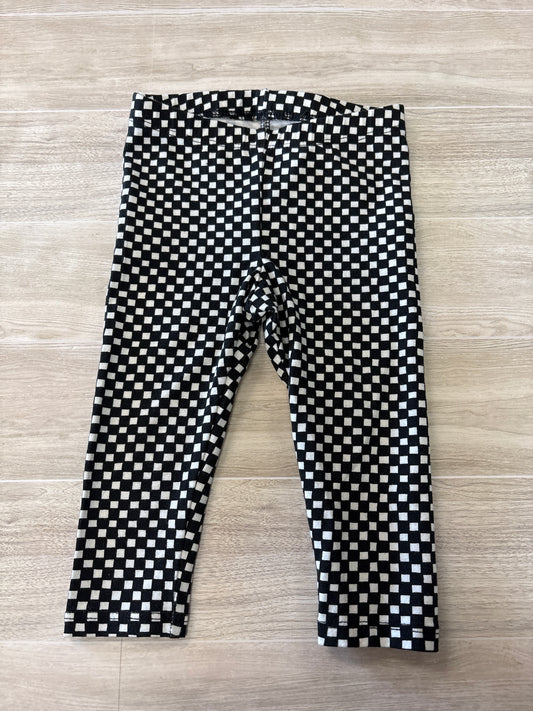 18m Black/White Checkered Legging
