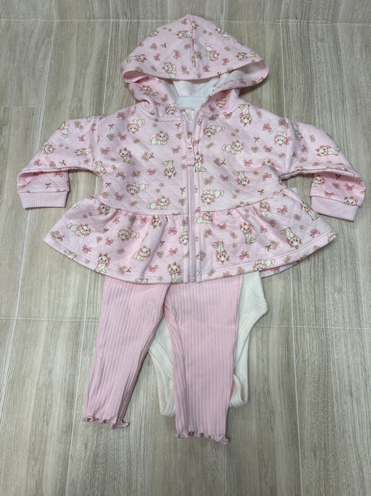 NWt 6m Aristocats 3 Piece Jacket/Onesie + Legging Set