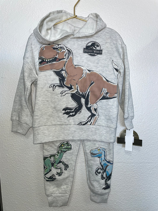 NWT 3T Jurassic Park Cozy Set