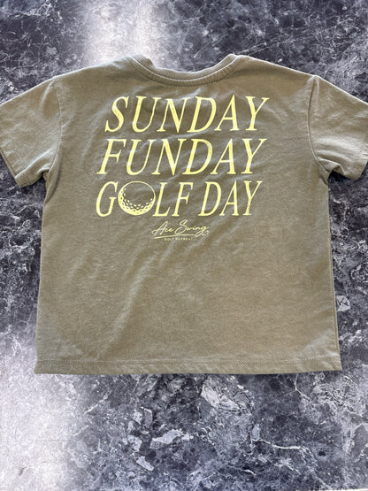 2T Ace Swing Olive Graphic Tee