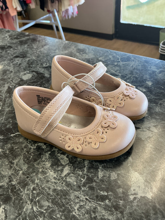 NWT 6c Pink Butterfly Flats