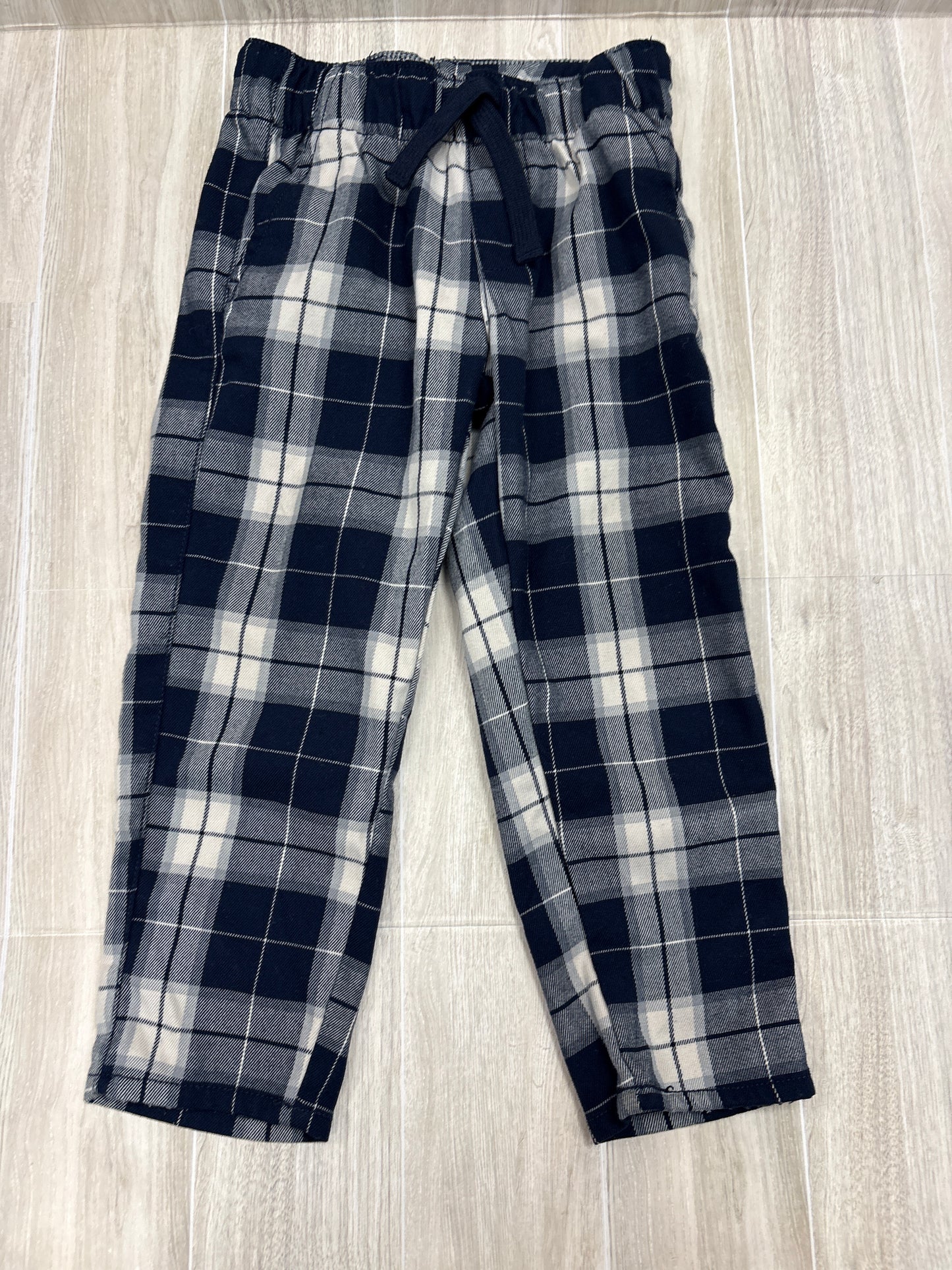 3T Navy Plaid Jogger Pant