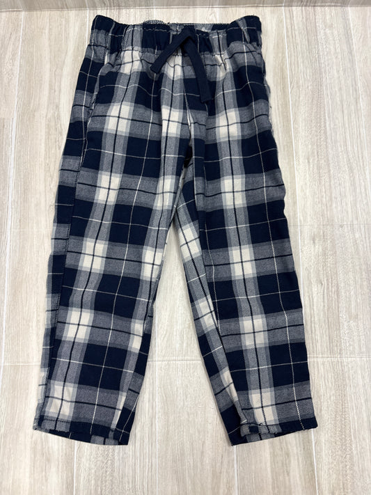 3T Navy Plaid Jogger Pant