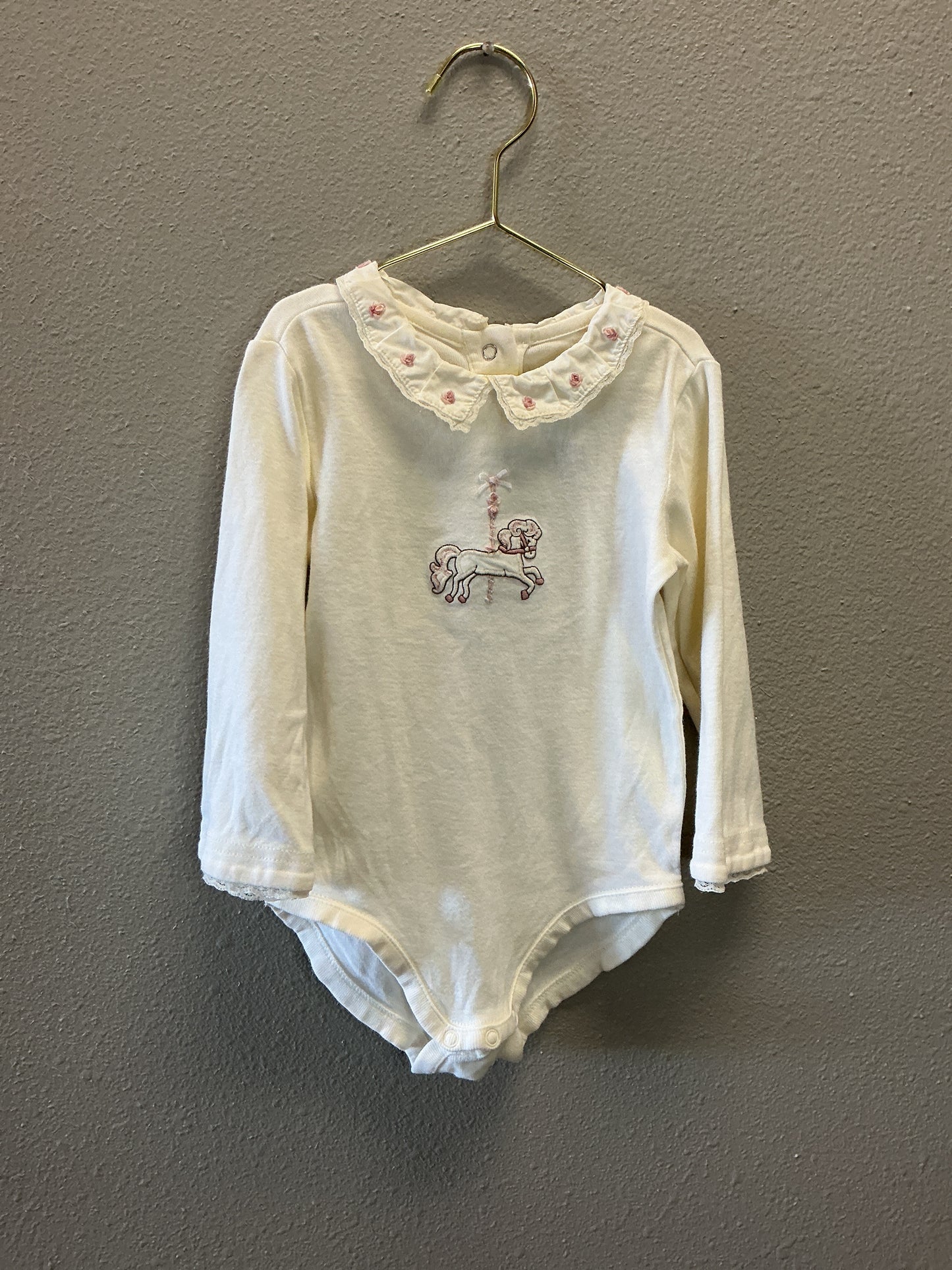 12-18m Vintage Horse Onesie