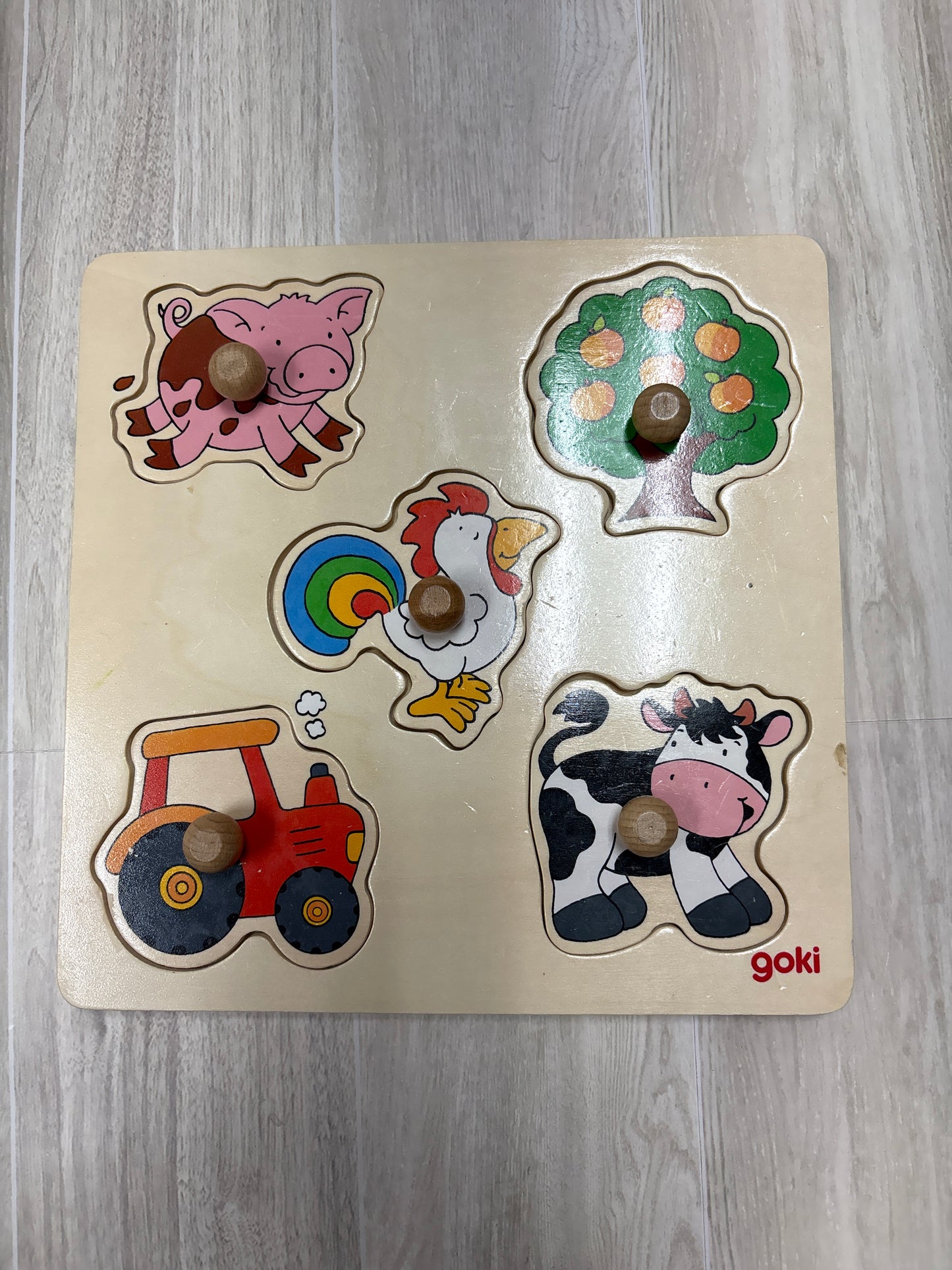 Puzzle - Wooden Farm Animals