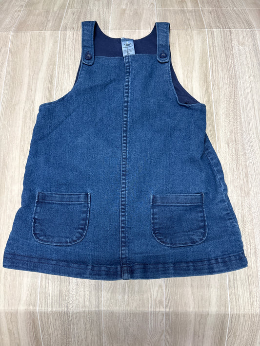18m Denim Overall Dress