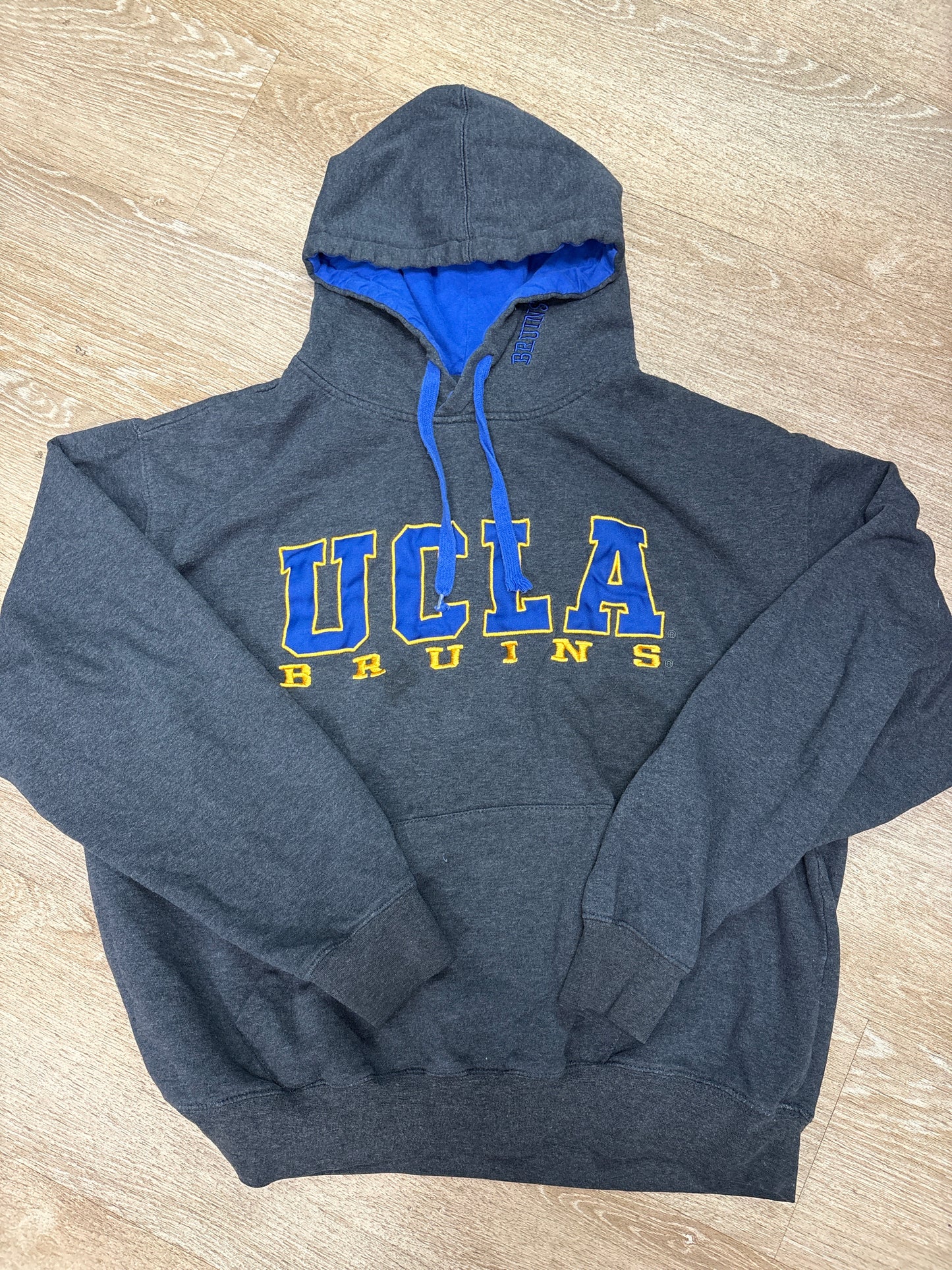 Womens XL UCLA Bruins Charcoal Grey Hoodie