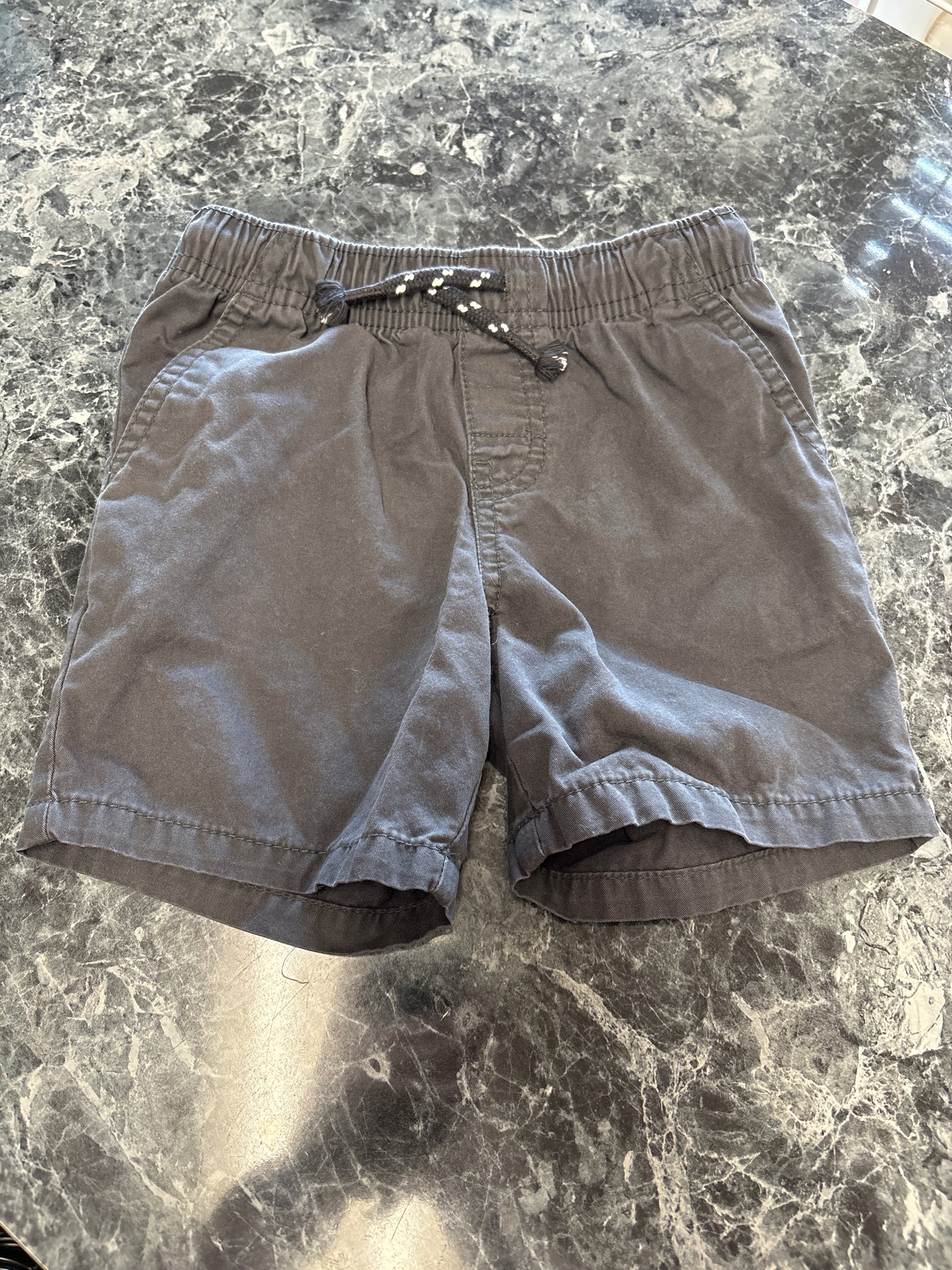 2T Charcoal Grey Pull On Shorts